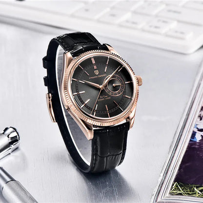 שעון עור מנהלים 'Orizon' קוורץ