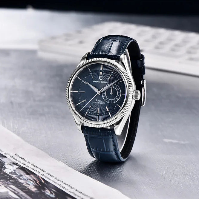 שעון עור מנהלים 'Orizon' קוורץ