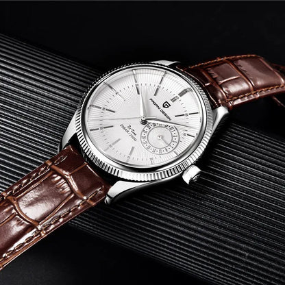 שעון עור מנהלים 'Orizon' קוורץ