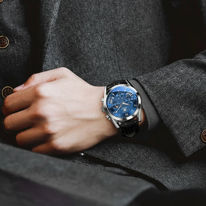 שעון מנהלים 'Xelron' רצועת עור