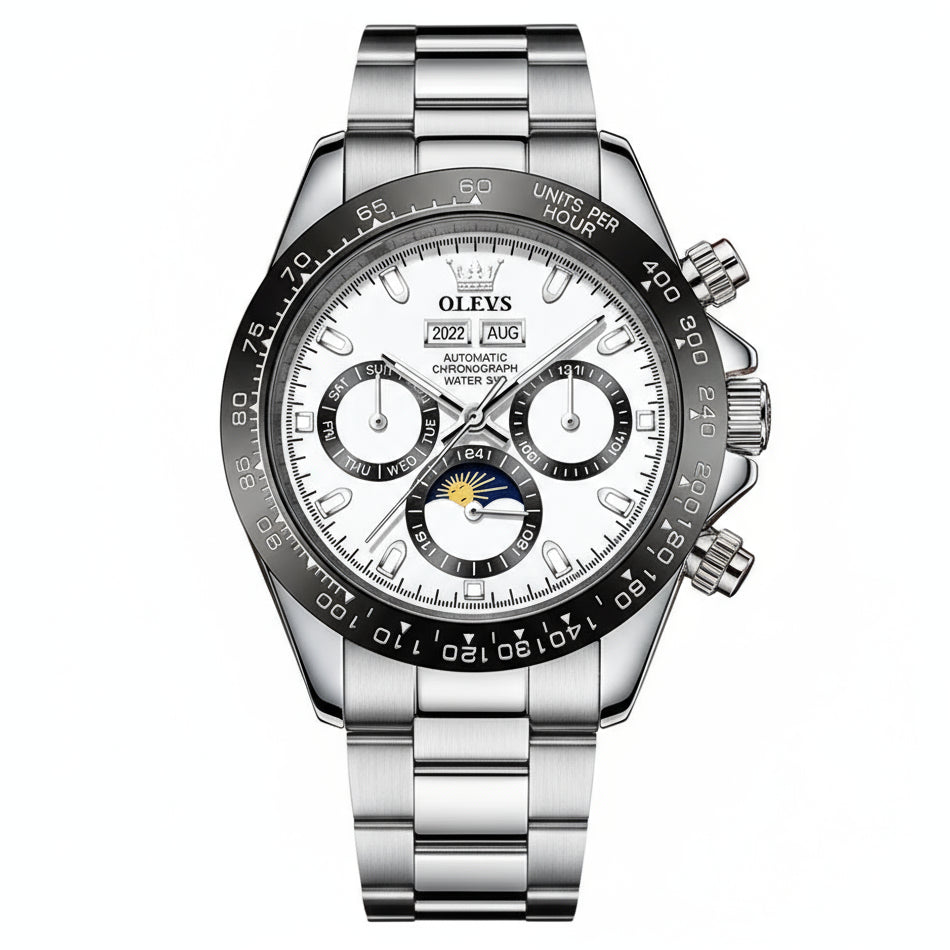 שעון מנהלים 'Olevs' כרונוגרף מכאני