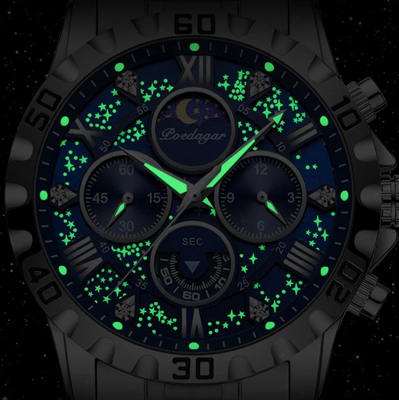 שעון מנהלים כרונוגרף 'Tivaro' קוורץ