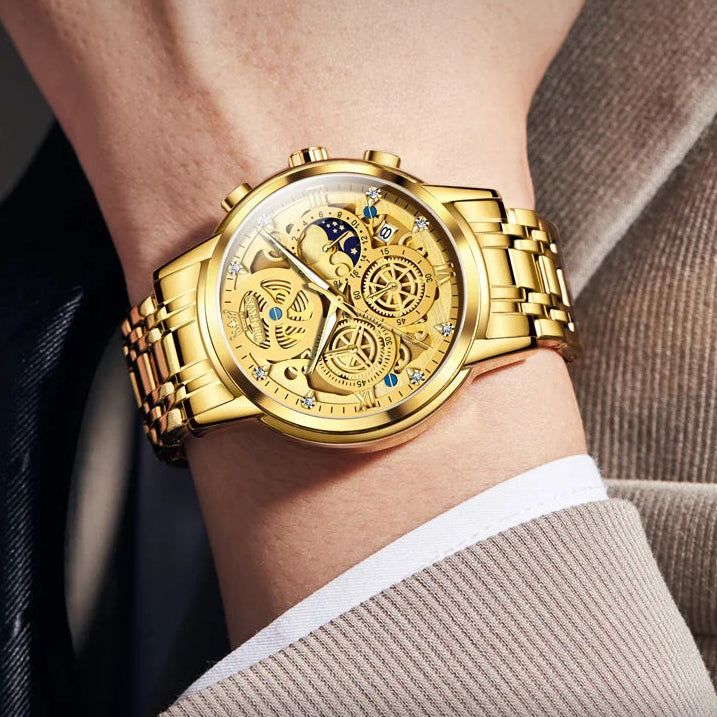 שעון אלגנט יוקרתי 'Olevs'