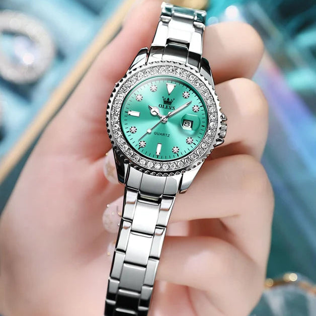 שעון קוורץ 'Duvior' יוקרתי אלגנטי