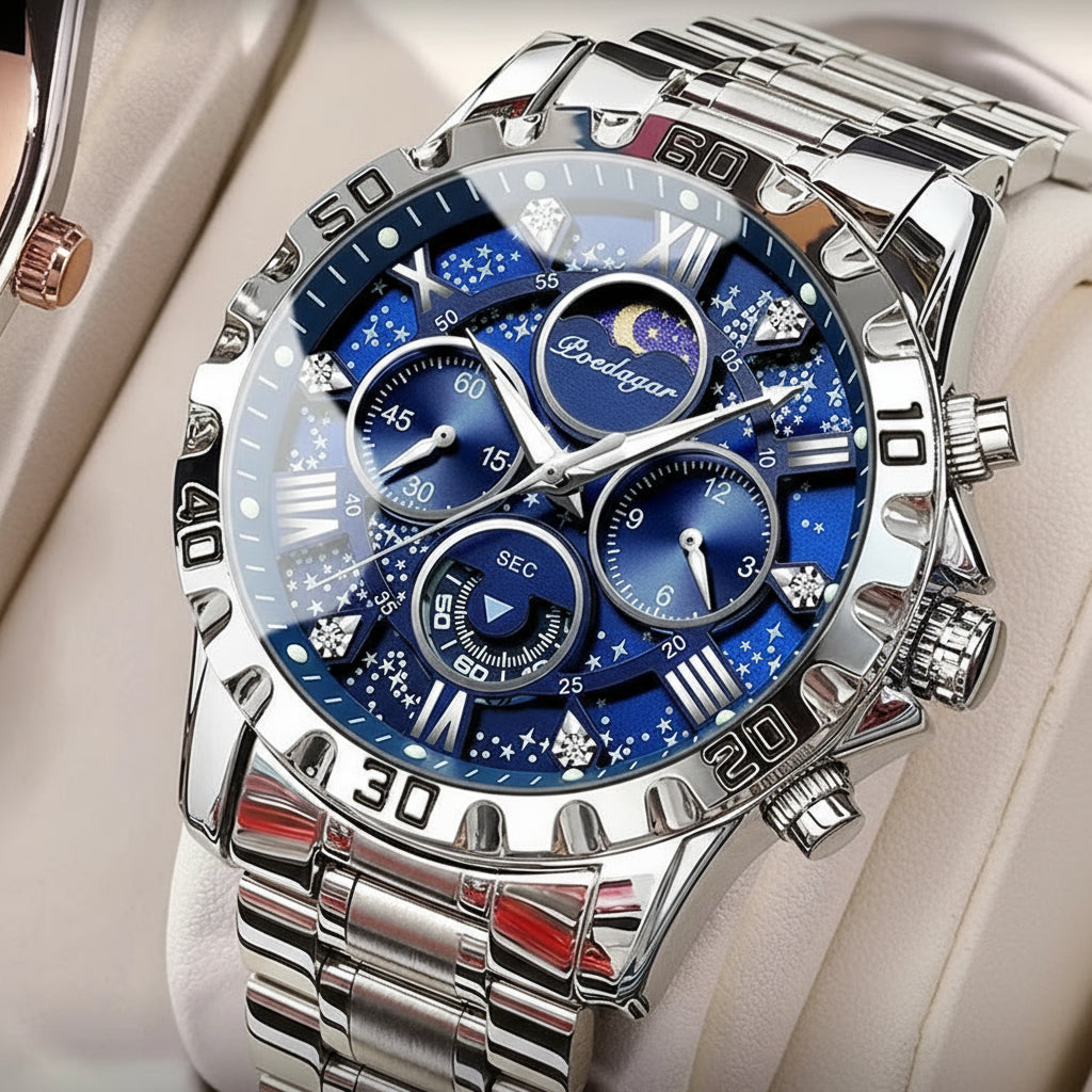 שעון מנהלים כרונוגרף 'Tivaro' קוורץ