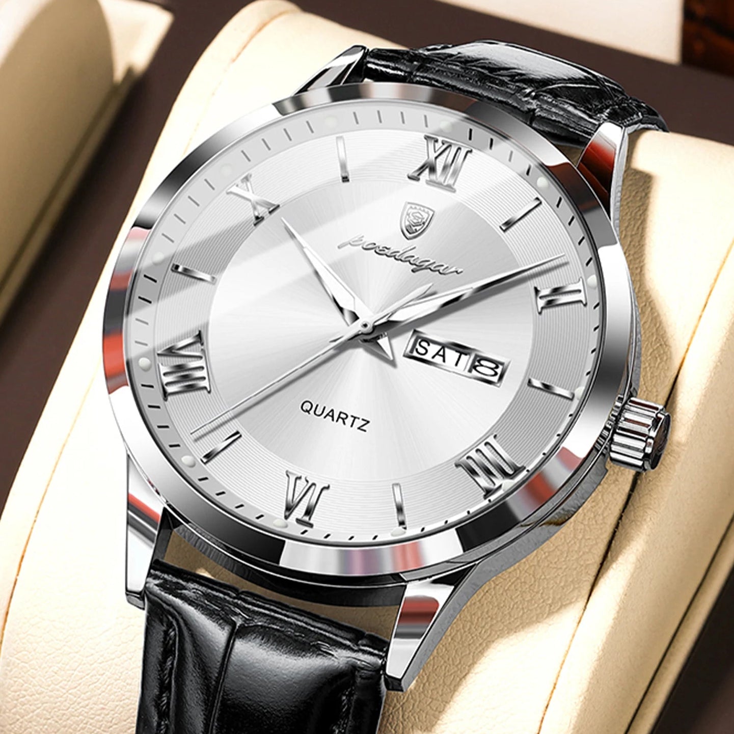 שעון מנהלים קלאסי 'Savana' קוורץ