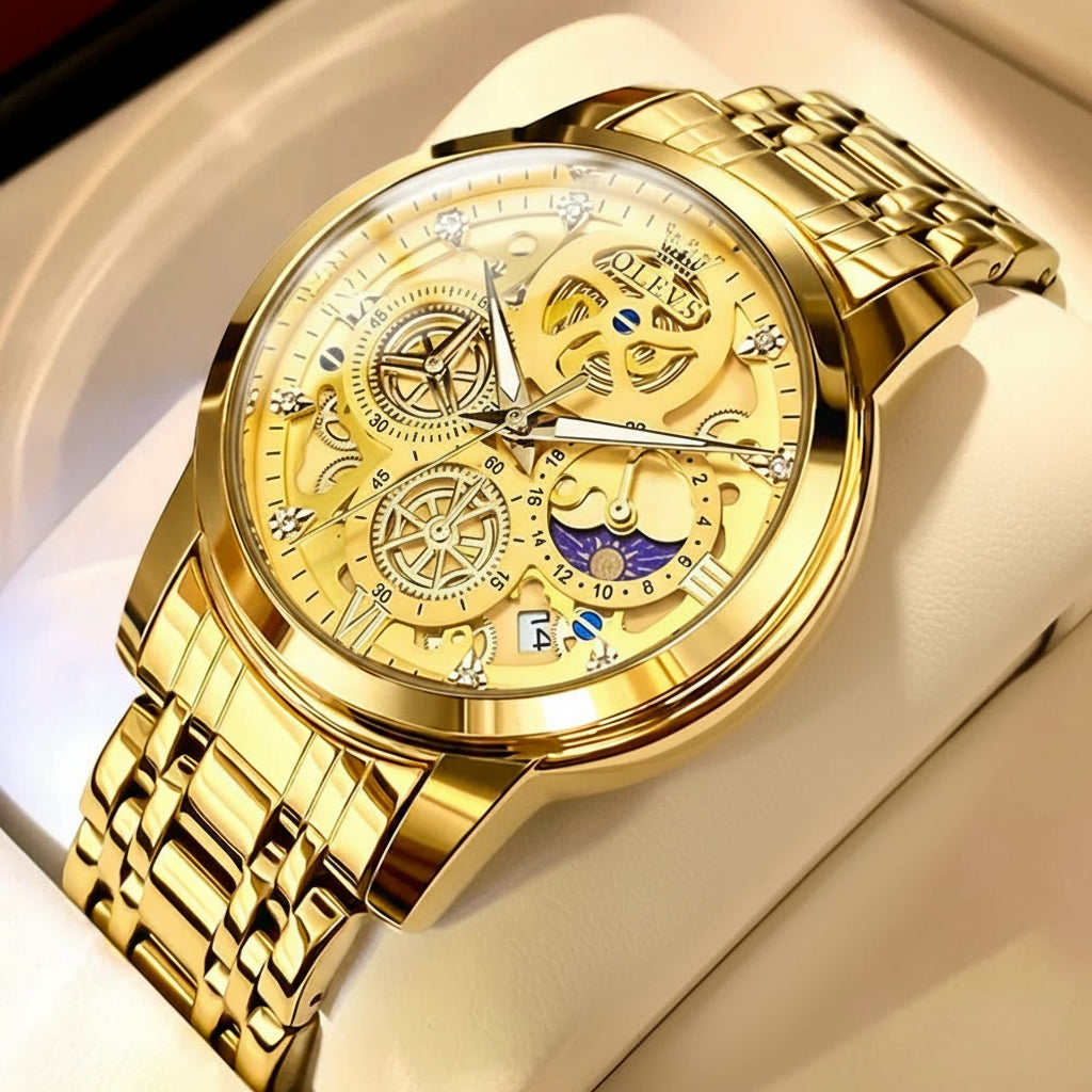 שעון אלגנט יוקרתי 'Olevs'