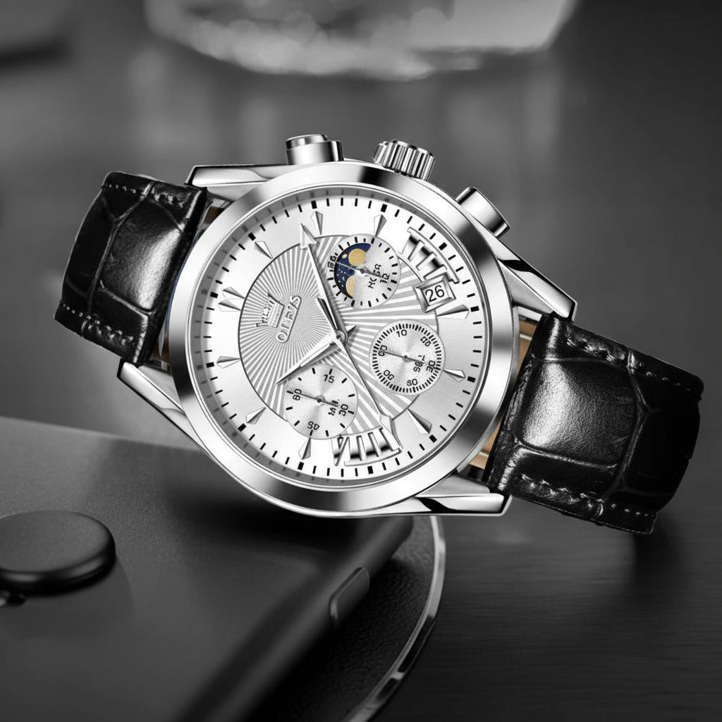 שעון מנהלים 'Xelron' רצועת עור