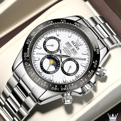 שעון מנהלים 'Olevs' כרונוגרף מכאני