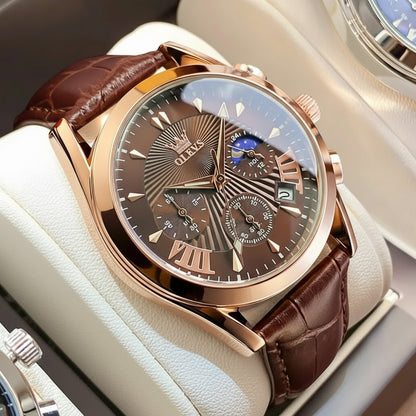 שעון מנהלים 'Xelron' רצועת עור